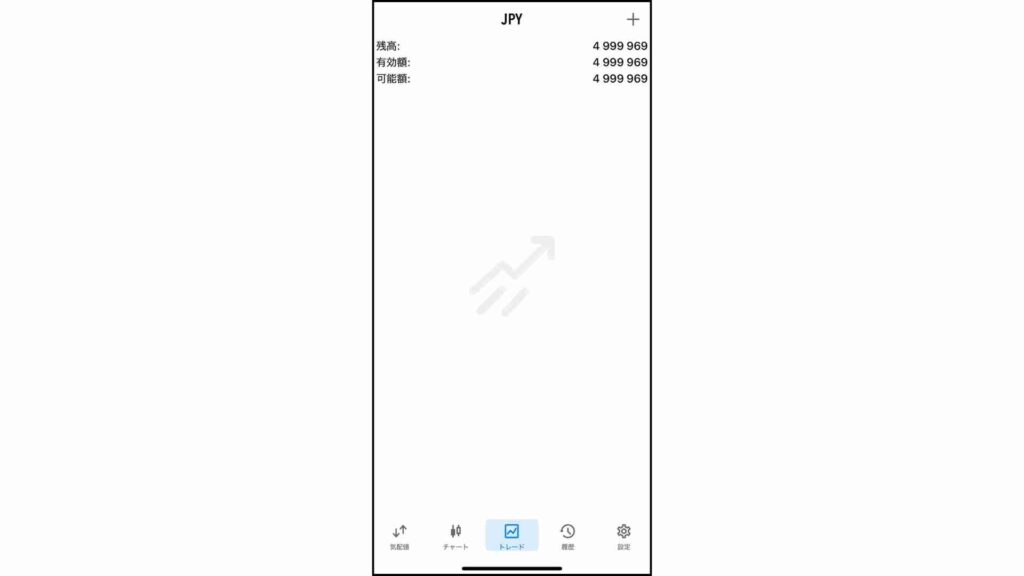 MT5の一括決済完了画面